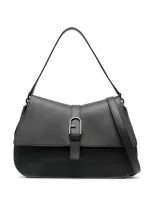 Furla Flow Large Top Handle In Black