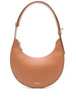 Furla Mini Delizia Shoulder Bag In Brown