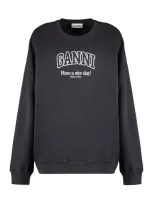 Ganni Sweaters In Grey