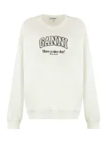 Ganni Sweaters In Beige