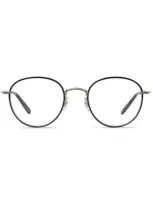 Garrett Leight Paloma Black-silver Glasses