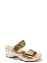 Halsa Footwear Delilah Sandal In Bronze