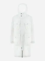 Herno Light Cotton Stretch Parka In White