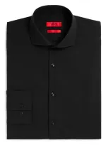 Hugo Jason Solid Slim Fit Dress Shirt In Black