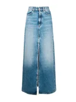 Icon Denim Skirts In Blue