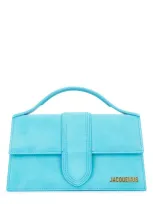 Jacquemus Le Grand Bambino Leather Handbag In Lightturquoise