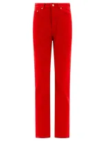 Jacquemus Le De-nîmes Droit Jeans Red