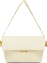 Jacquemus Le Rond Carre Leather Shoulder Bag In Gold