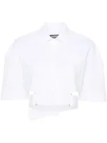 Jacquemus White Short Bari Shirt