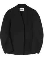 Jil Sander Outerwears In Black