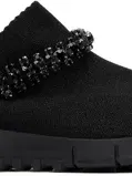 Jimmy Choo Women's Verona Crystal-embellished Knit Sneaker In Black