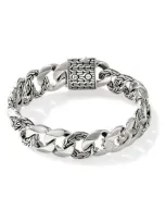 John Hardy Curb Chain Bracelet In Silver