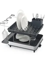 Joseph Joseph Excel 2-tier Dish Rack In Neutral