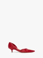 Jw Anderson Knot Pumps In Red