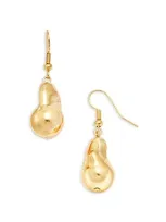 Kenneth Jay Lane Nugget Earrings In Gold