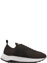 Kiton Scarp A Sneakers Uomo In Brown