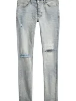 Ksubi Van Winkle Stairway Ripped Skinny Jeans In Denim