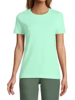 Lands' End Relaxed Supima Cotton Crew Neck T-shirt In Spring Green