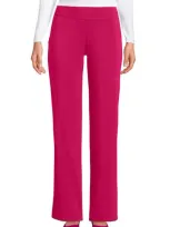 Lands' End Starfish Mid Rise Straight Leg Pants In Spiced Rhubarb