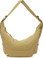 Lemaire Beige Medium Soft Game Bag In Gr602 Dusty Sage