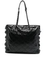 Liu •jo Black Glossy Faux Leather Handbag