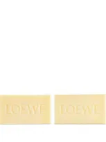 Loewe Oregano Soap Bar Set In White