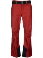 Loro Piana Belted Ski Trousers In Red