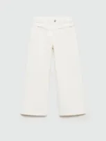 Mango Kids' Jeans In Blanc