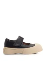 Marni Mary Jane Sneakers In Black