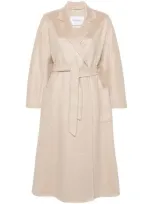 Max Mara "ludmilla Icon" Coat In Beige