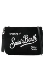 Mc2 Saint Barth Parisienne Clutch Bag In Black