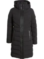 Michael Michael Kors Packable 400 Fill Power Puffer Coat In Black