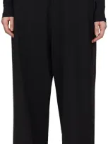 Mm6 Maison Margiela Black Five-pocket Trousers In 900 Black