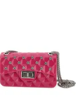 Monnalisa Kids' Embellished Quilted Shoulder Bag