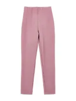 Monnalisa Kids' Elasticated-waist Jersey Leggings In Pink