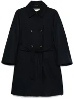 Montecore Wool Coat In Blue