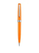 Montegrappa Steel Armonia Ballpoint Pen In Orange