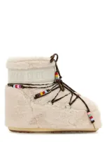 Moon Boot Mb Icon Low Faux Fur Beads-4244 Nd  Male,female In Neutral