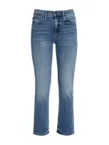 Mother The Dazzler Slim Ankle Jeans In Blue