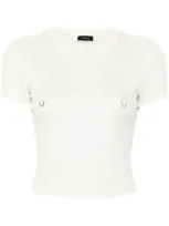 Mugler Pierced Baby T-shirt In White