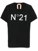 N°21 Logo-print T-shirt In Black