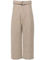 Nanushka Dallin Trousers In Neutrals