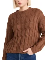 Nia Ariana Sweater Sable In Brown