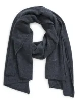 Nordstrom Cashmere Scarf In Charcoal Grey Heather