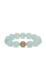 Octavia Elizabeth 18kt Yellow Gold Aquamarine Bracelet