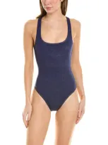 Onia Scoop One-piece In Dark Wash