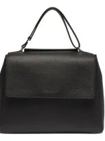 Orciani Sveva Soft Medium Bag In Black