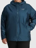 Outdoor Research Helium Rain Ultralight Jacket In Harbor