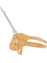 Pagerie Leather Simone Dog Harness In Neutral