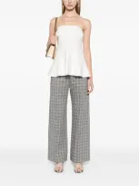 Patou Iconic Trousers In Grey